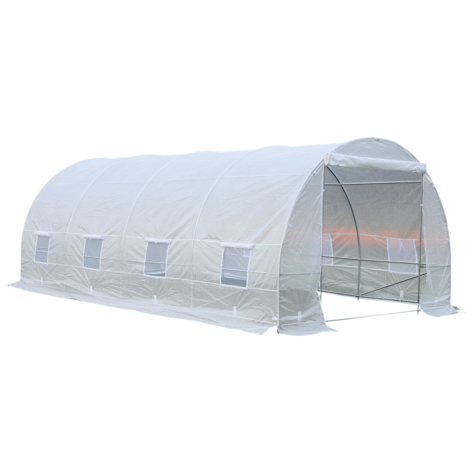 PE Waterproof GreenHouse Replacement Canopy 7x3x6'H Tomato Greenhouse Cover 