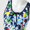 thumbnail image 5 of Itsame Beach Women's Swimsuits Sets, Printed Sweatshirts White, 5 of 7