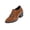 Brown, variant on Willtoo Women's Patent Leather Pointed Toe Block Heel Loafers, Slip On Chunky Mid Heel Oxford Dress Shoes with Metal Buckle, Vintage Business Office Career Pumps Comfort Walking Footwear
