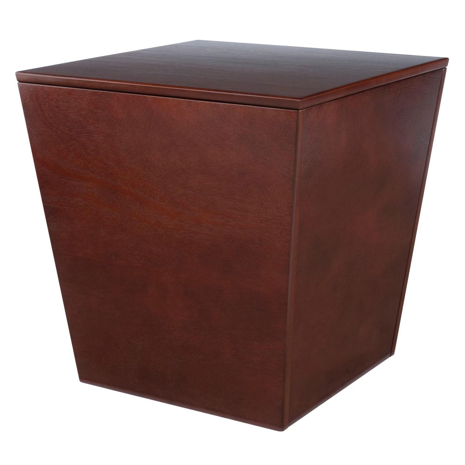 Winsome Mezo storage cube in walnut finish