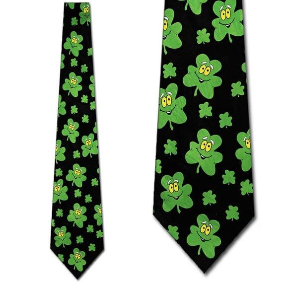 Happy Clovers Necktie Mens Tie by Tieguys