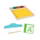 thumbnail image 4 of Bandeja de escritura de arena para escribir cartas y número Desarrolle habilidades motoras finas con tarjetas bloques de pluma para niños preescolar, 4 of 9