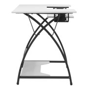 Sew Ready Comet Sewing Table Folding Top Adjustable Platfomr Black/White