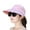 Pink, variant on Womens Baseball Caps Fashion Wide Brim Spring And Summer Top Line Large Edge Sunshade Sun Hat