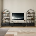 thumbnail image 6 of 71" Arched Bookshelf with Doors - Industrial Black Bookcase, Sturdy Metal Frame & E1 Shelves, Freestanding Storage Unit for Living Room/Office, 6 of 12