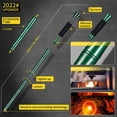 thumbnail image 2 of POINTERTECK Cannes de Randonnée Pliantes Multifonctions Bâton de Marche Pliable - Fournitures Portatives de Randonnée et Outil Multiple pour la Survie Lors de la Randonnée, du Camping, du Cross-country (Vert), 2 of 7
