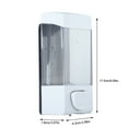 thumbnail image 1 of Dispensador de Champú ANGGREK 350 ml plástico manual blanco, 1 of 7