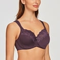 thumbnail image 5 of MELENECA Underwire Minimizer Bra for Women Purple 40C, 5 of 6