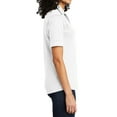 thumbnail image 3 of Mafoose Women's Silk Touch Interlock Performance Polo Shirt White 2X-Large, 3 of 5