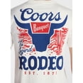 thumbnail image 4 of Coors Men's and Big Men's Americana Rodeo Graphic Tee, Sizes XS-5XL, 4 of 5