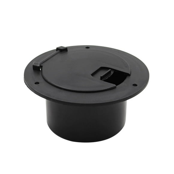 Speravity Escotilla de Cable eléctrico de 2,6 de profundidad para camiones, yates, Camper, Cables eléctricos, accesorios para Accesorios para vehículos recreativos Negro