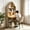 Natural Wood, variant on Folding Craft Desk with Storage Shelves, Convertible Hideaway Desk to Bookshelf, Foldable Desk with Storage, Disappearing Desk for Small Spaces, Converted Craft Table, Vanity Desk
