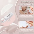 thumbnail image 6 of Aorsher 3 In 1 Electric Nail Clippers with Polish, USB Rechargeable Automatic Fingernail Clippers with Light, Battery Powered Nail Trimmer for Elderly, Adults and Women, 6 of 14