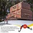 thumbnail image 5 of 39" Adjustable Bungee Cords with Hook, 2Pcs Heavy Duty Outdoor Elastic Bungee Strap for Securing Luggage Moving Cargo, Red, 5 of 6