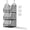 Black-3pcs (Big), variant on Stackable Wire Storage Baskets for Kitchen Closet Pantry, Hanging Closet Organizers Storage Shelves Organization, Wall Mount Metal Basket Bins, Clothing Vegetable & Fruit Organizer 5 pcs