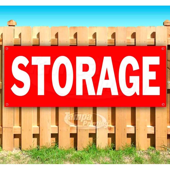 Storage 13 oz Vinyl Banner With Metal Grommets