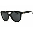 thumbnail image 3 of Gucci GG1315S-001  Oversized Cat-Eye Sunglasses with Gold Emblem for Womens, 3 of 4
