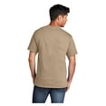thumbnail image 2 of Port & Company Men's Core Cotton Classic Comfort and Relabeling Casual T-Shirts Sand Large, 2 of 5