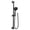 Matte Black, variant on Moen Brushed Gold Eco-Performance Handheld Showerhead with 69-Inch-Long Hose Featuring 30-Inch Slide Bar