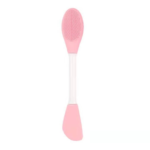 Cepillo De Aplicación De Mascarilla Facial, Alivia La Fatiga Cepillo De Mascarilla Facial Con Forma De Cuchillo De Doble Punta Masajeador Cabeza Silicona Multiusos Para