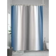 thumbnail image 5 of Fsddascl Blue Grey Shower Curtain Set - Extra Long 72" x 96" Washable Bathtub Curtain with 12 Hooks, Gray Farmhouse Modern Rustic Waterproof Fabric Stall Shower Curtains for Bathroom/Bathtub Décor, 5 of 6