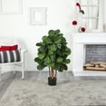 thumbnail image 4 of Nearly Natural 3.5' Fiddle Leaf Artificial Tree, 4 of 5