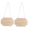 thumbnail image 4 of Raindrops 2pcs Unfinished Sign Blank Wooden Plaque For Diy Crafts Home Decor Painting Carving Props For Parties And, 4 of 8