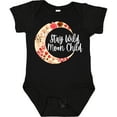 thumbnail image 3 of Inktastic Baby Stay Wild Moon Child Crescent Moon with Flowers Girls Baby Bodysuit, 3 of 5