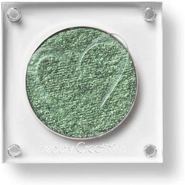 Beauty Creations Riding Solo Eyeshadow Sombras de Ojos Individuales Brillantes de 18 Tonos Distintos (13. Alien Suit)