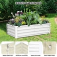 thumbnail image 6 of Danolapsi Raised Garden Bed, Metal Raised Garden Beds Outdoor, Rectangular Planter Box for Planting Plants, Vegetables and Flower, 6 of 9