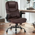thumbnail image 2 of BestOffice Ergonomic Office Chair, Lumbar Support, Rolling Swivel for Men, Women(Brown), 2 of 7