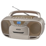 Jensen Bluetooth MP3 Boombox, Champagne, CD-590-C
