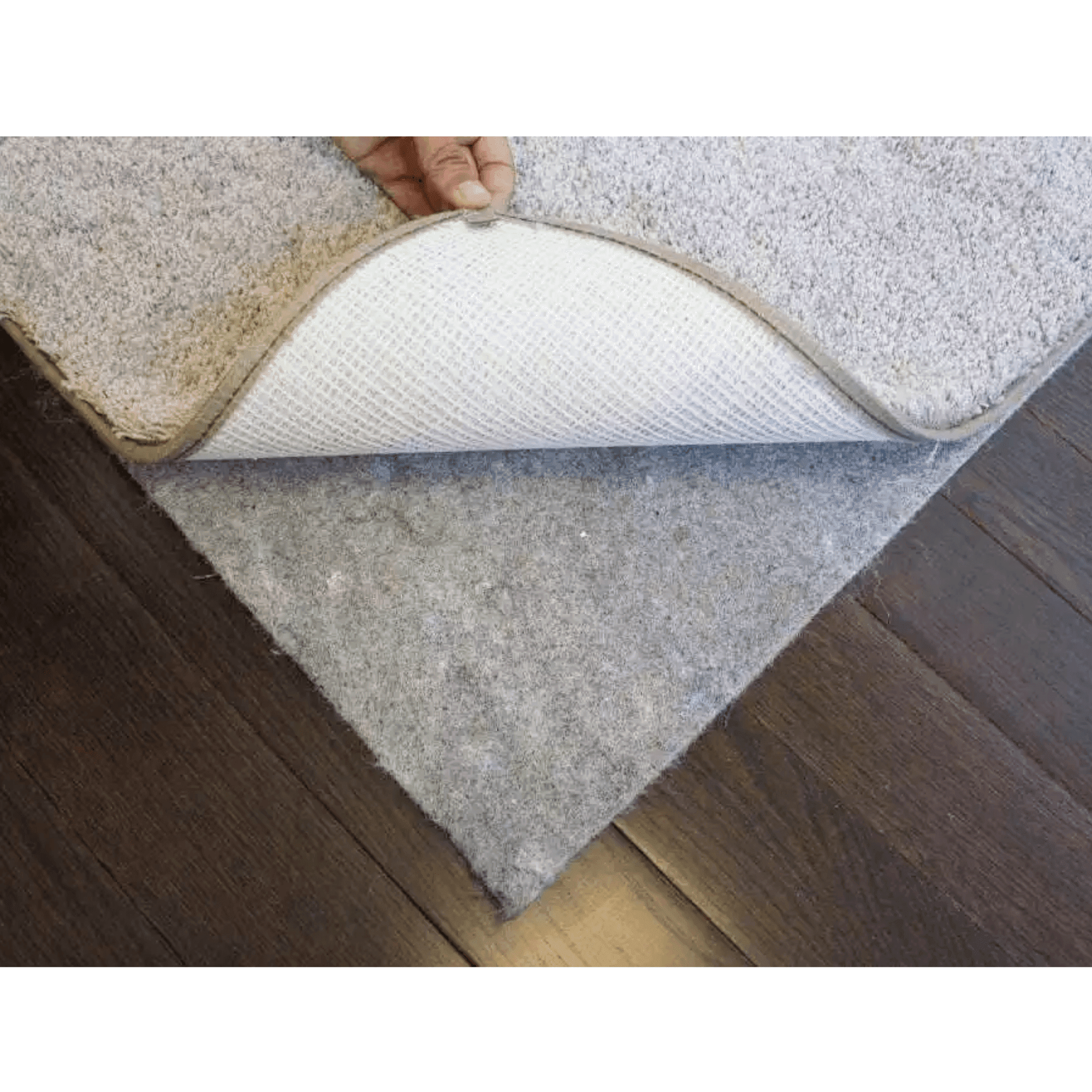 Koeckritz Rugs 32 oz 100% Recycled Felt Jute Rug Pad, 3/8" Thick, Indoor, 7'x9'