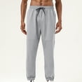 thumbnail image 2 of LYMAYTER Men's Quick-Dry Gym Pants Breathable Workout Training Lightweight Moisture-Wicking Activewear, 2 of 10