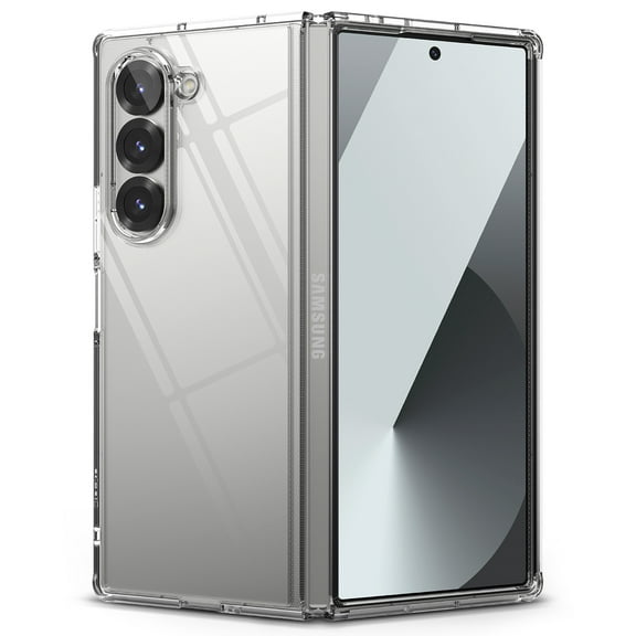 Ringke Galaxy Z Fold 6 [Fusion] Transparent PC Back TPU Bumper Drop Protection Phone Case