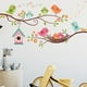 thumbnail image 4 of Ramas, pájaros, casitas, nidos de pájaros, vinilos decorativos, habitaciones infantiles, decoración de estudio, vinilos decorativos, un conjunto Rojo Verde, 4 of 5