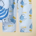 thumbnail image 5 of Bovxnpu Girls' Pajama Sets 2 Piece Lounge Sets Unisex Toddler Sets Short Sleeve Crew Neck Cotton Graphic Pajama Long Pants Sets Summer Outfits, 5 of 5