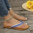 thumbnail image 2 of Nmnitkp Flip Flops For Women Stylish and Elegant Women's Sandals Yoga Mat Comfortable Beach Thong Sandals With Arch Summer Beach Walking Thong Cushion Sandals Slip On Indoor Outdoor, 2 of 7