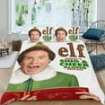 thumbnail image 2 of Elfo Buddy Canta Conjunto de sábanas temático, trío de piezas, cómodo y amigable con la piel, diseño único, regalo de decoración para el hogar para familiares, amigos y fans,140cm *210cm, 2 of 6