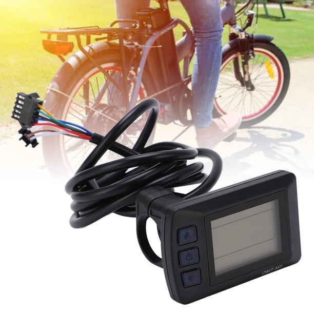 Compteur de vitesse LCD pour vélo avec connecteur lumineux – Fil étanche – Panneau