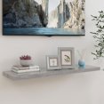 thumbnail image 1 of vidaXL Floating Wall Shelf Concrete Grey 90x23.5x3.8 cm MDF, 1 of 4