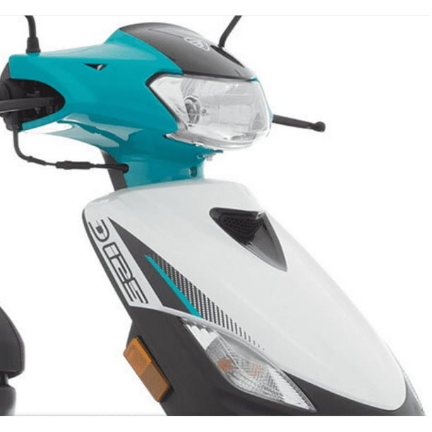 Motoneta Italika D125 BLANCO AZUL Bodega Aurrera en línea