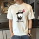 thumbnail image 3 of Camiseta de hombre con cuello redondo, dibujos de anime, estampado de Katoen, bordado, ropa de calle gráfica, camisetas para hombre, ropa superior, blanca, XL, Kpop, genial, S, 3 of 5