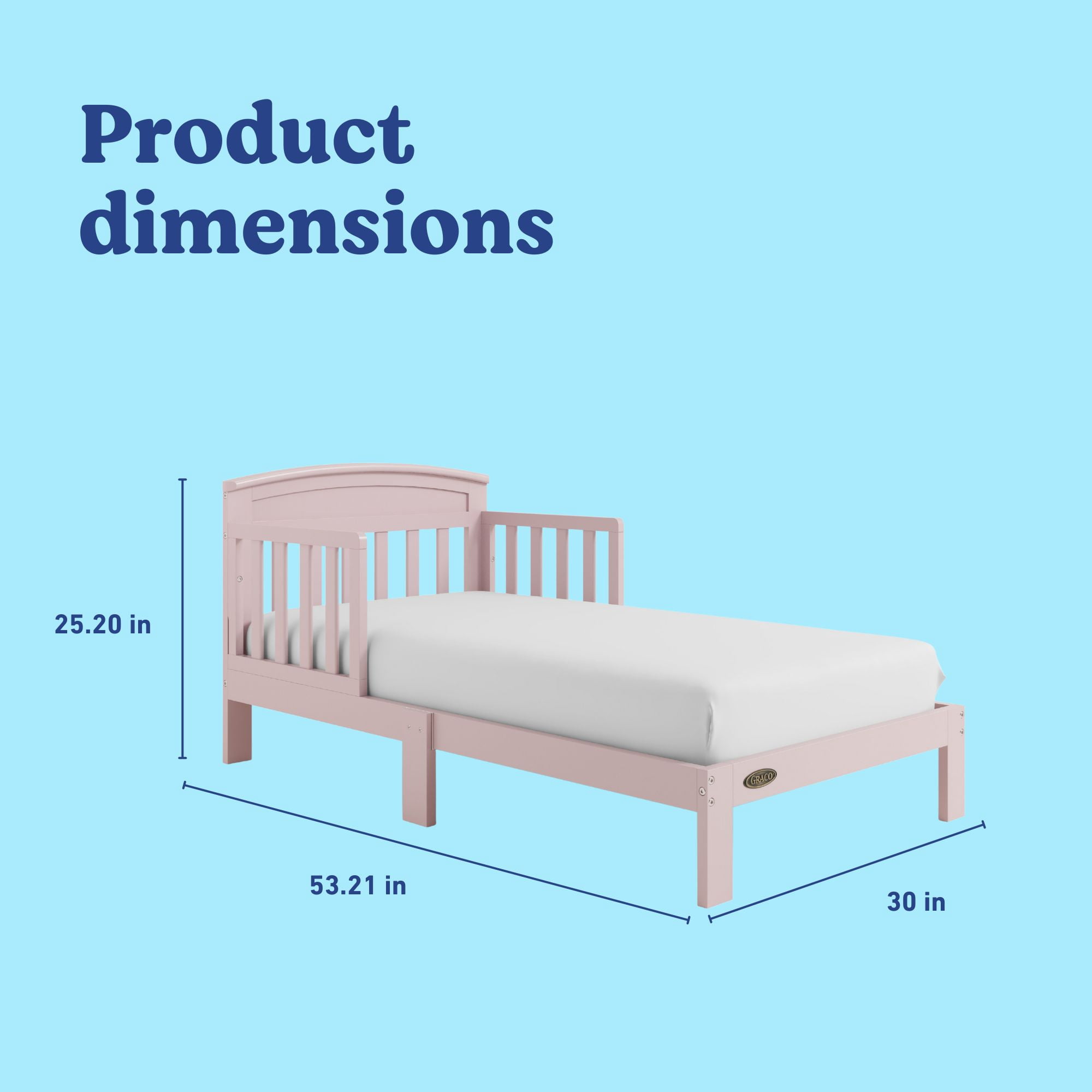 Graco Benton Toddler Bed, Blush