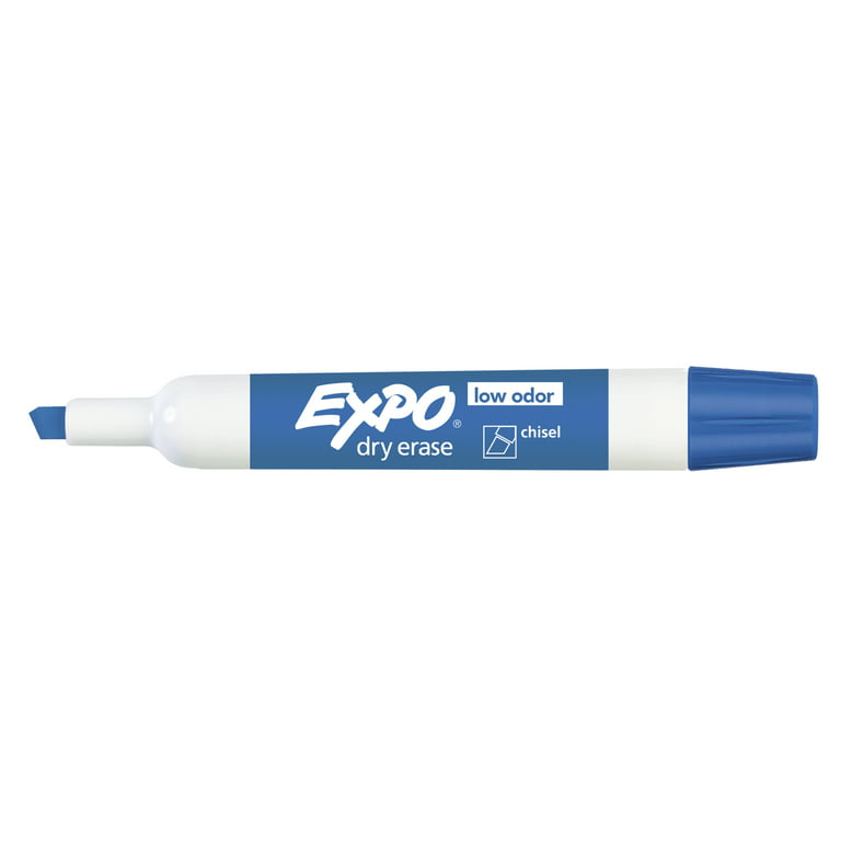 Integra Dry Erase Marker, Blue Ink - 12 count