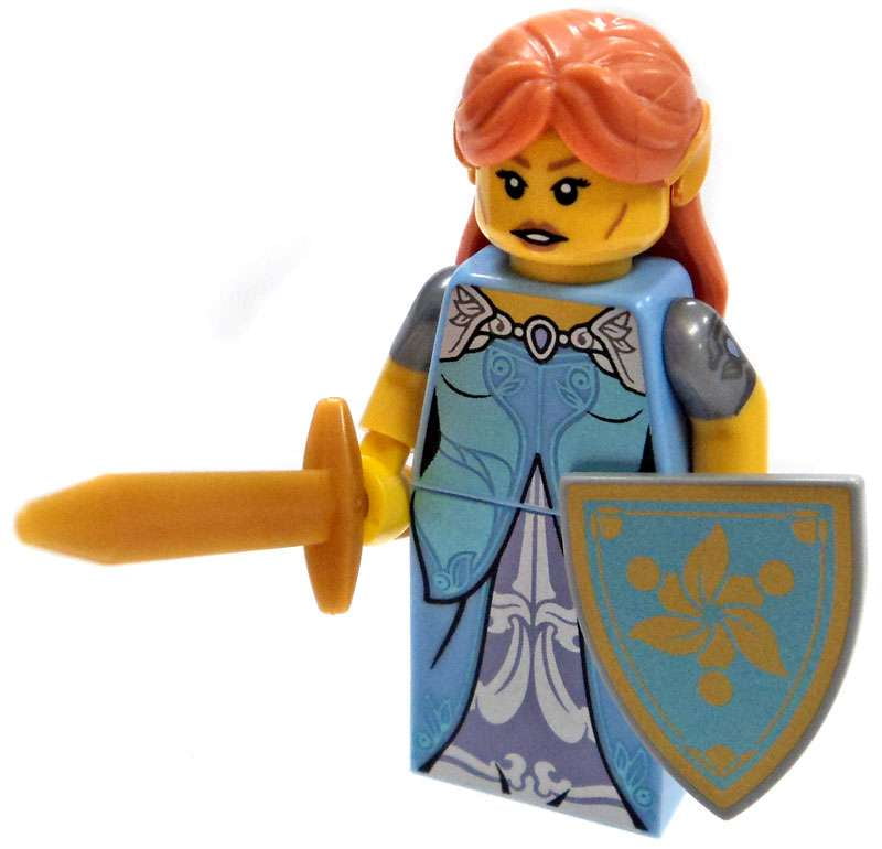 tema Fighter fokus LEGO Series 17 Elf Battle Princess Minifigure - Walmart.com