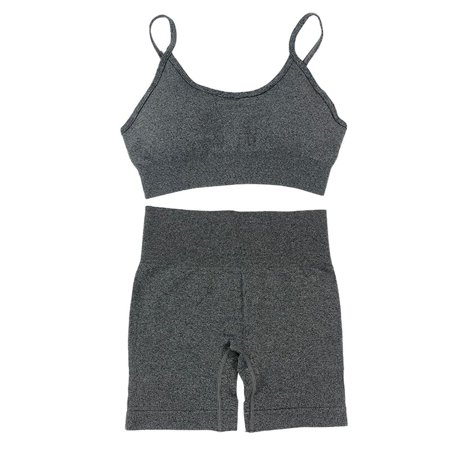 

Women Seamless Yoga Set Crop Bra Activewear Crop Tops Workout Wear Fitness High Waist Running Leggings Workout Shirts Sweatpants