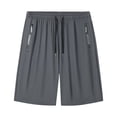 thumbnail image 2 of Only Moment Women's Sweat Shorts with Pockets Nylon,Spandex 2026 Summer Casual Lounge Sleep Plaid Shorts Y2K Beach Bottoms Dark Gray,2XL, 2 of 8