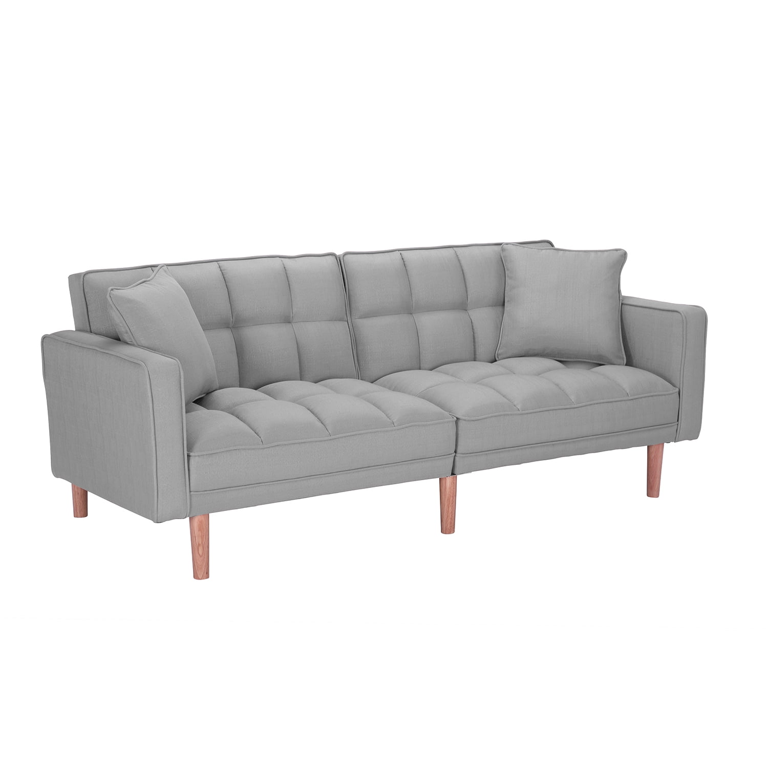 Kepooman Convertible Futon Sofa Bed, Small Loveseat Sleeper Sofa Futon Couch, Recliner Couch, Living Room Sofa for Living Room Leisure, Light Gray Kepooman Convertible Futon Sofa Bed, Small Loveseat Sleeper Sofa Futon Couch, Recliner Couch, Living Room Sofa for Living Room Leisure, Light Gray