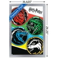 thumbnail image 3 of The Wizarding World: Harry Potter - Color Crests Wall Poster, 14.725" x 22.375", Framed, 3 of 3